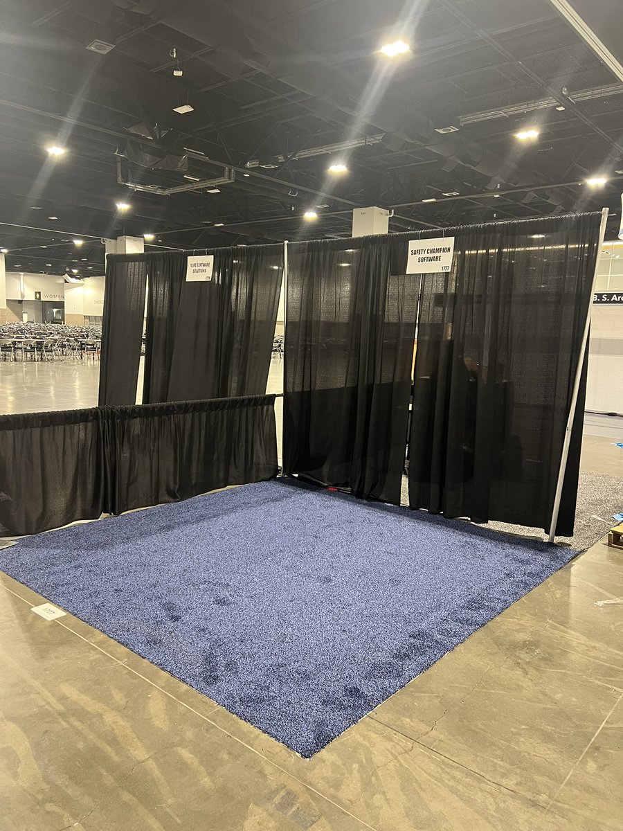 This stand is in for a big [bootstrapped] facelift come Wednesday morning! #1777

#safetychampion #safety2024 #ASSP