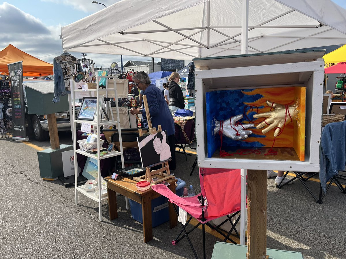 Set up and here until 5!