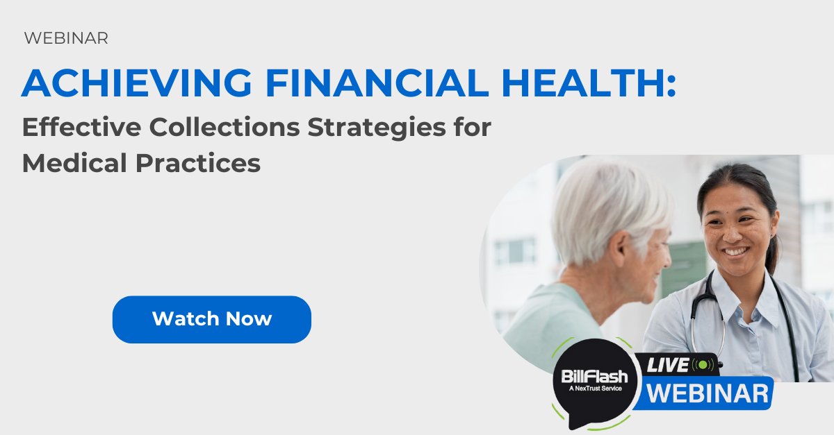 BillFlash_'s tweet image. Is your practice struggling with unpaid patient bills?

Learn how to unlock the full potential of your practice by optimizing your collections process and achieving financial health in our latest webinar now: bit.ly/3Ab0FcL

#PatientCollections #Webinar #BillFlash