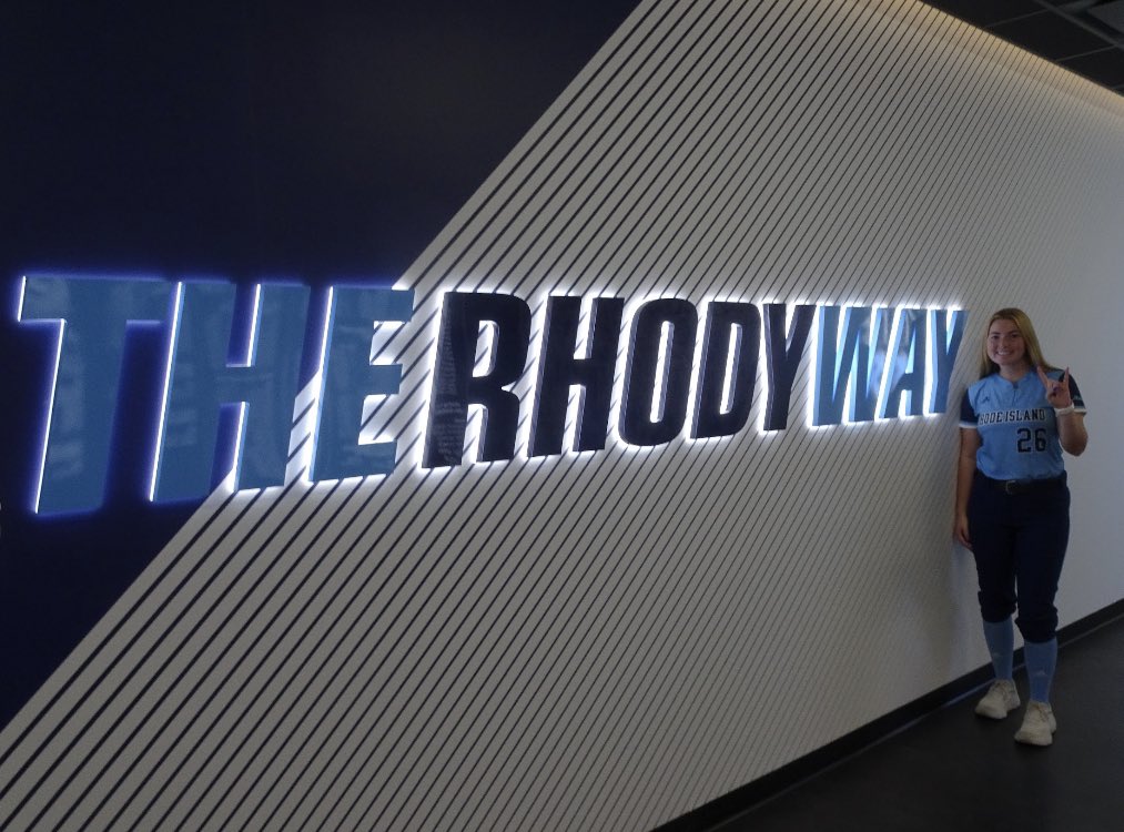 sarahtrosin's tweet photo. I’m excited to announce that I am continuing my academic and athletic career at the University of Rhode Island!🩵 Super thankful for my family’s support throughout this process and grateful for the @rhodysoftball staff for this opportunity! Go rhody! 🐏💙 https://t.co/V0hxr0hoOQ