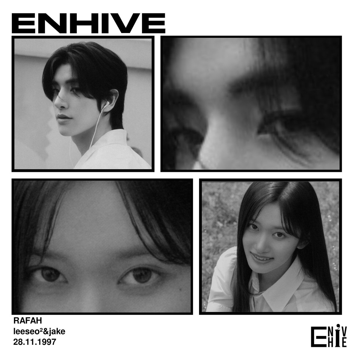 𝗘𝗡𝗛𝗜𝗩𝗘 𝗠𝗘𝗠𝗕𝗘𝗥

 🦇 RAFAH 🐱
LEESEO²&amp;JAKE

#NPOP #ENHIVE 
#RAFAH <a href="/Rafah_npop/">Rafah Lee 🌟</a>