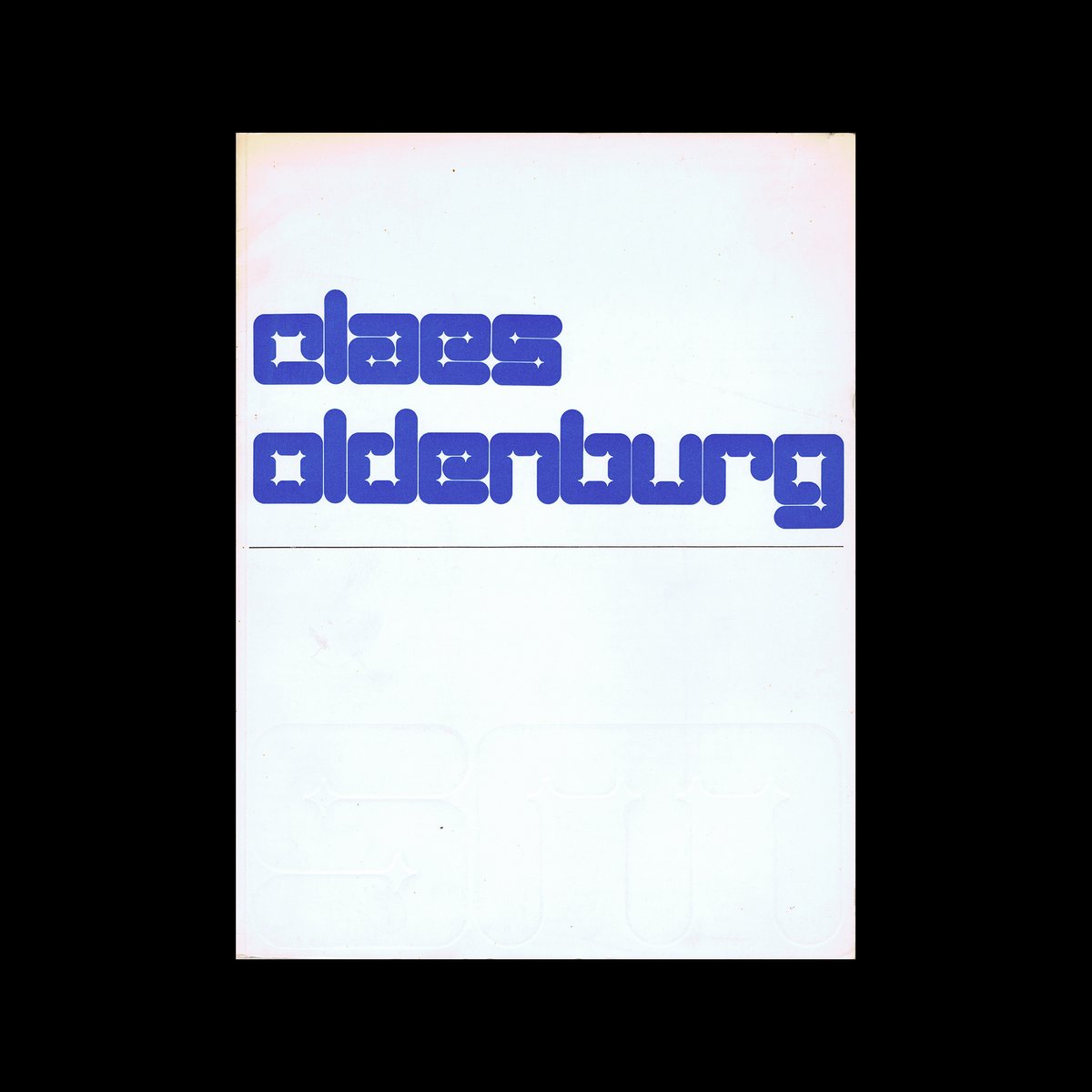 DesignReviewed's tweet image. Claes Oldenburg, Stedelijk Museum, Amsterdam, 1970. Designed by Wim Crouwel designreviewed.com/artefacts/clae…  #wimcrouwel #typography
