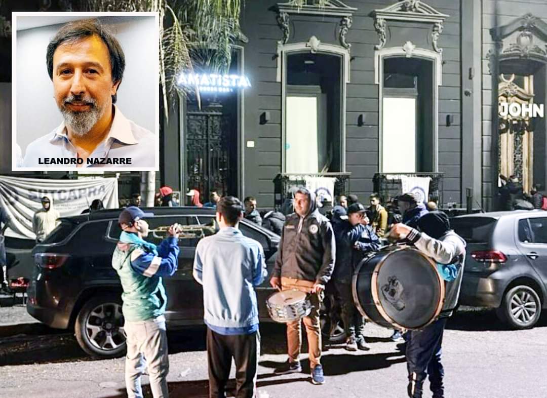#SUTCAPRA #ASAMBLEA Del Sindicato de Trabajadores de Control de Admisión y Permanencia que lidera LEANDRO NAZARRE en bares de La Plata, por incumplimiento de la legislación vigente y el Convenio Colectivo. <a href="/SutcapraOk/">SUTCAPRA</a> <a href="/LeandroNazarre/">Leandro Nazarre</a> <a href="/SutcapraB/">Sutcapra BB</a> 
facebook.com/share/p/qDF3vz…