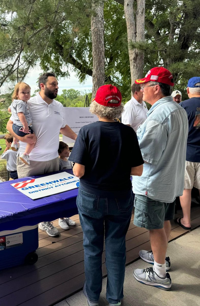 GreenwaldforDA's tweet photo. Engaging with voters and hearing your concerns about public safety has been an honor. Rebuilding trust in the District Attorney’s office starts with genuine engagement and lasting commitment. Vote David Greenwald for Johnson County District Attorney today. https://t.co/qu2yCgX3ox