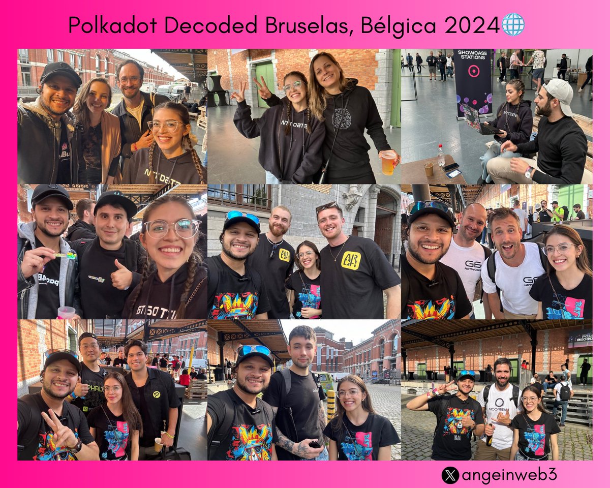 angeinweb3's tweet photo. Finalizo con un collage de fotos con personas increíbles que conocí gracias a esta beca. Espero verte en la siguiente edición. 

¡Mantente atento!🚀🌐
#PolkadotDecoded #Commiunity 

@zoemcfox @timhdg @tom_humber https://t.co/gASUovQRBQ