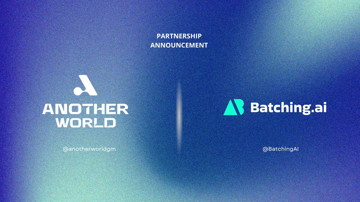 Lamina1Asia's tweet photo. 📢Another World is thrilled to officially announce our partnership with @BatchingAI.

https://t.co/HnE5YqIDjS is a Gaming Platform where you create & play your AI-driven NFT. 
Stay tuned for our exciting developments ahead!

#AnotherWorld #AI #Gaming #Web3Gaming