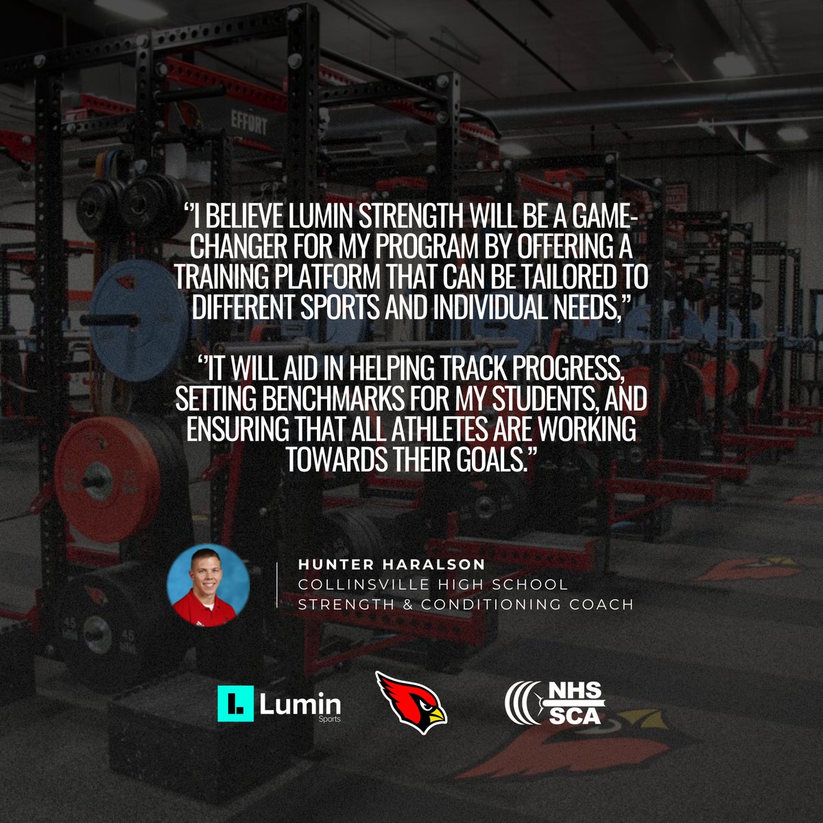 Welcome to the Lumin Family, Cardinals. 🤝

Student-athletes at <a href="/cvillecards/">Collinsville HS</a> <a href="/Cville_Strength/">Collinsville Strength & Conditioning</a> <a href="/CVilleCardsFB/">Collinsville Cardinal Football</a> in Oklahoma will be amongst the first in the world to use Lumin Strength. Let's get to work! <a href="/HunterHaralson/">Coach Haralson</a> 💪

#BYOJ🧃

Read more at luminsports.com