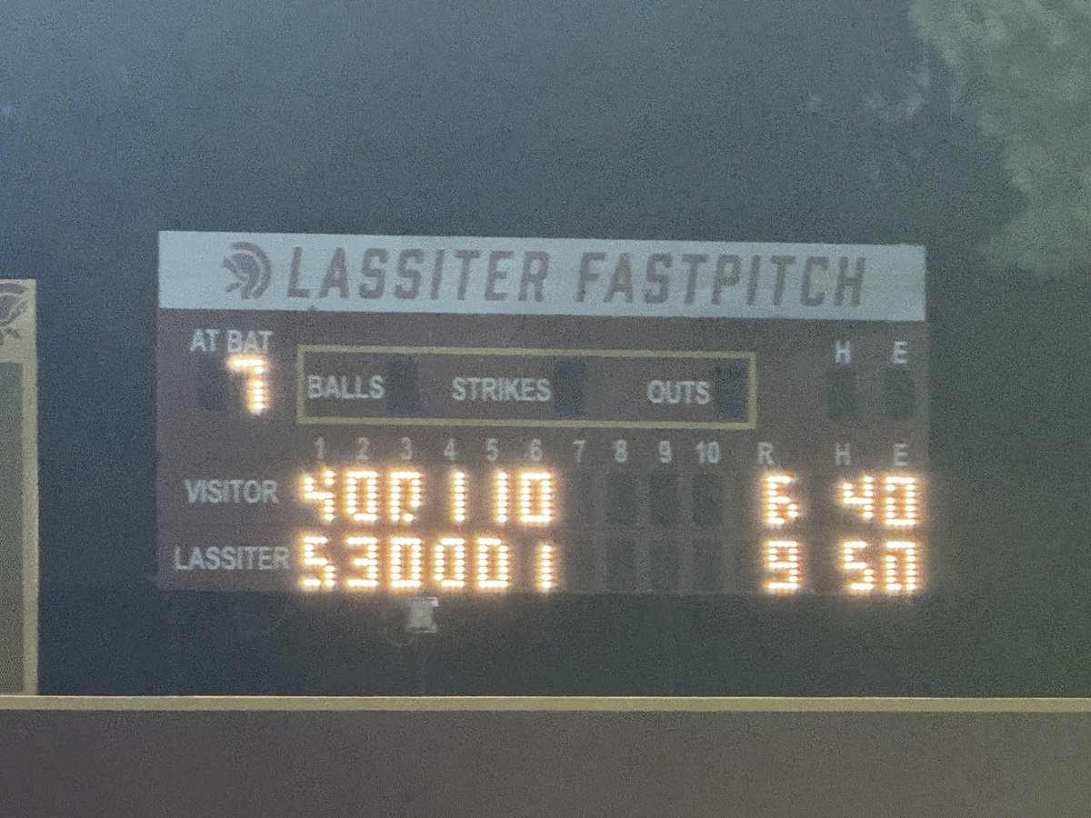 Lassiter Fastpitch (@lassiterfastpi1) on Twitter photo Big night for our 🥎program.
✅ first Win of the season
✅ win # 5️⃣0️⃣0️⃣ for Coach Campbell
✅ <a href="/AddieRodgers22/">Addison Rodgers</a> goes the distance in the ⭕️
✅ 2️⃣ hits for <a href="/MaddieRatcheson/">Maddie Ratcheson 2025</a> , <a href="/Kennedyushery21/">Kennedy Ushery 2026</a> , <a href="/rileywhalen08/">riley whalen</a> , <a href="/abHewitt_2027/">Anna Beth Hewitt</a>
Back at it tomorrow night!
<a href="/LassiterSports/">LassiterAthletics</a> Big night for our 🥎program.
✅ first Win of the season
✅ win # 5️⃣0️⃣0️⃣ for Coach Campbell
✅ <a href="/AddieRodgers22/">Addison Rodgers</a> goes the distance in the ⭕️
✅ 2️⃣ hits for <a href="/MaddieRatcheson/">Maddie Ratcheson 2025</a> , <a href="/Kennedyushery21/">Kennedy Ushery 2026</a> , <a href="/rileywhalen08/">riley whalen</a> , <a href="/abHewitt_2027/">Anna Beth Hewitt</a>
Back at it tomorrow night!
<a href="/LassiterSports/">LassiterAthletics</a>