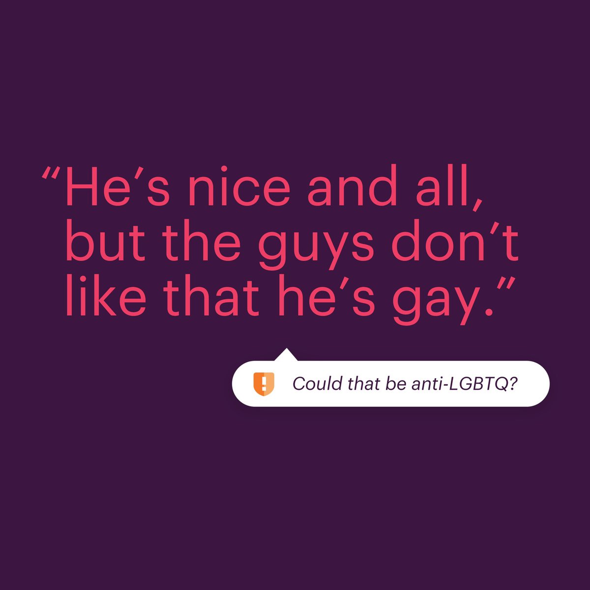 alphy_co's tweet image. Can you believe people say things like this at work? Sexual orientation discrimination has no place in the workplace, or anywhere. Prevent it with #ReflectAI. Contact us for a free demo today → sales@alphyco.com.