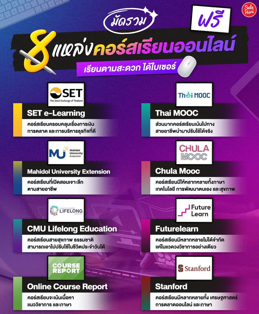 Sale Here - อะไรลดเรารู้ tweet media