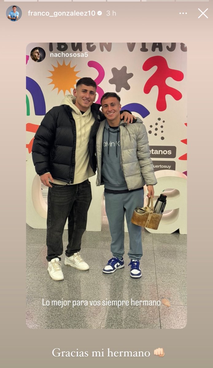 Franco González no fue de la partida ayer porque tenía pasajes para su viaje a Suiza en el día de hoy y se arregló con su representante evitar exponerlo a posibles lesiones.