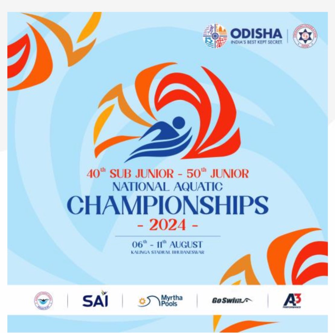 Watch the action on our livestream 
swimming.org.in
<a href="/sports_odisha/">Odisha Sports</a> @Meda_SAI
