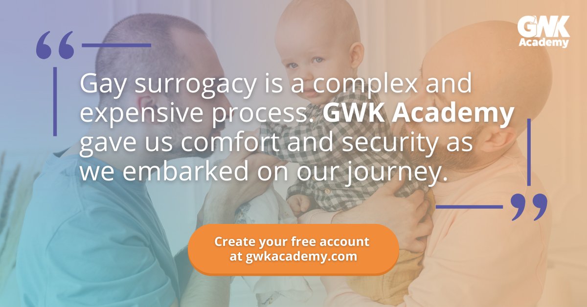 Becoming a dad is complicated for gay and queer dads-to-be. Don't go it alone! 🤝 Create your free GWK Academy account and gain access to trusted resources, complimentary coaching calls, and mentors. 💫

Start here: gwkacademy.com 🌈
