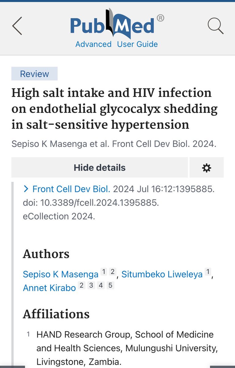 annetkiraboc1's tweet photo. Our paper on #HighSalt intake & endothelial glycocalyx shedding in #HIV #Hypertension published in @FrontCellDevBio is now in pubmed @PubTrend 👇🏿
https://t.co/VQYnBdEmTs
Great work 1st author @sepiso_masenga @vuglobalhealth @MUSOMHS https://t.co/G6RCoI2cSJ