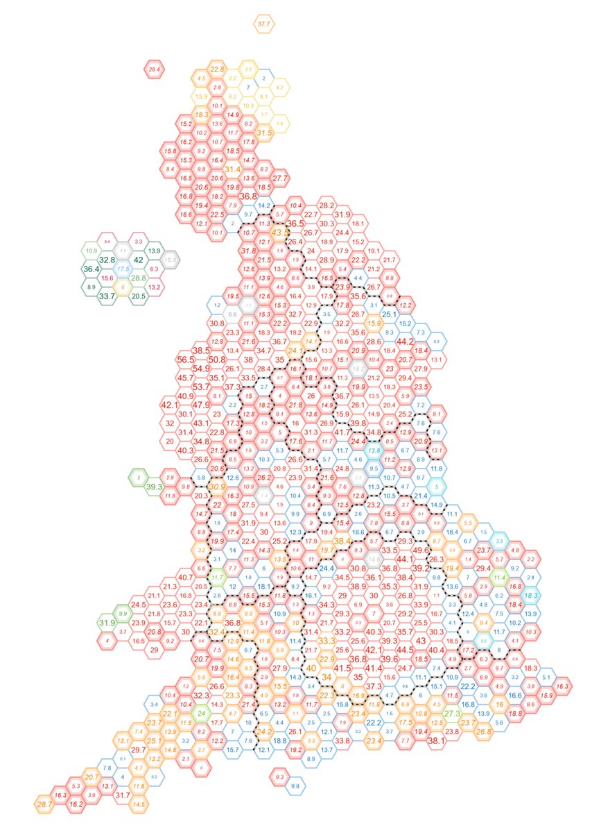 kennethfield's tweet image. At #EsriUC a few weeks ago I shared some different, less obvious, ways to map the UK's latest #GeneralElection. Keep your eyes peeled for a blog (or two) that explores the #maps and shares the workflows.