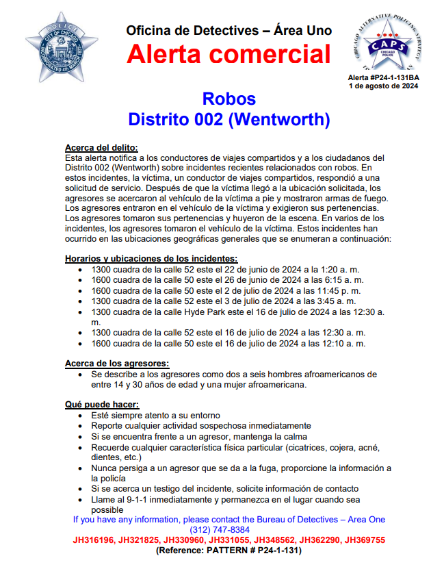 CPD Area One Detectives tweet media