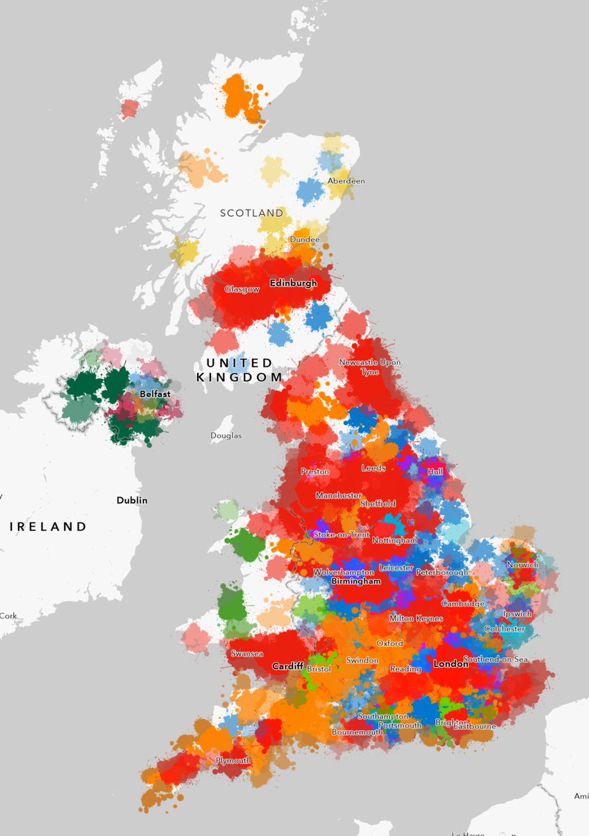 kennethfield's tweet image. At #EsriUC a few weeks ago I shared some different, less obvious, ways to map the UK's latest #GeneralElection. Keep your eyes peeled for a blog (or two) that explores the #maps and shares the workflows.