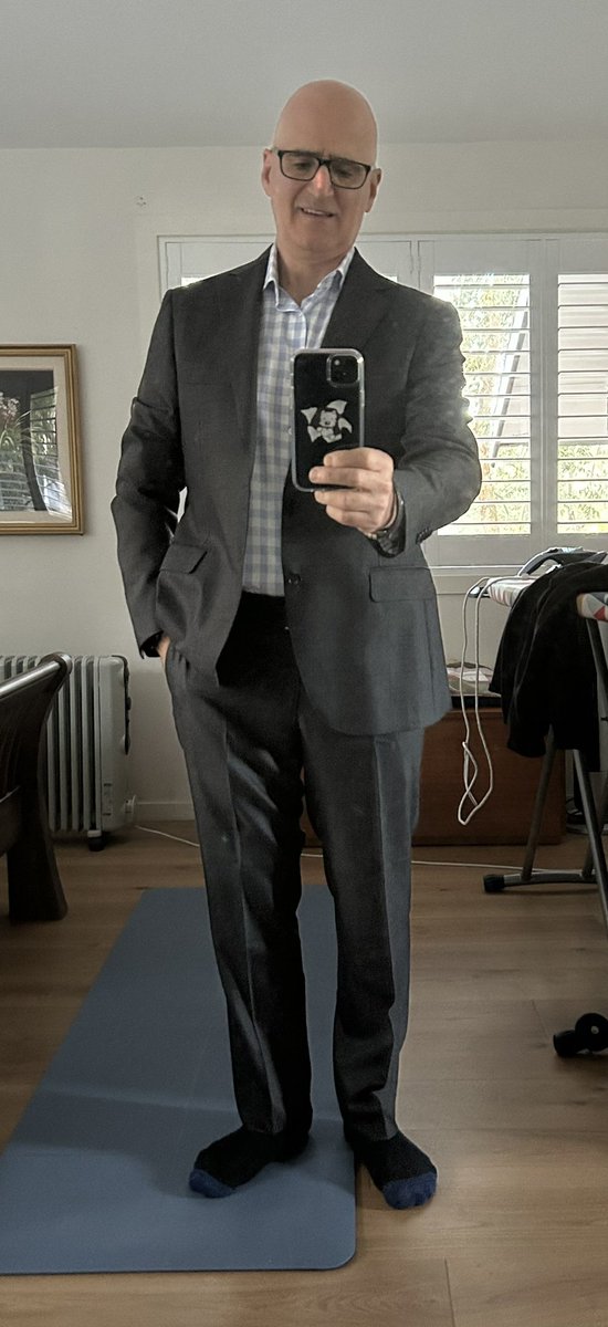 New job, new suit, got the ironing board out for the shirt…..
I’ve felt like a young kid starting at a new school these past few days, very exciting.