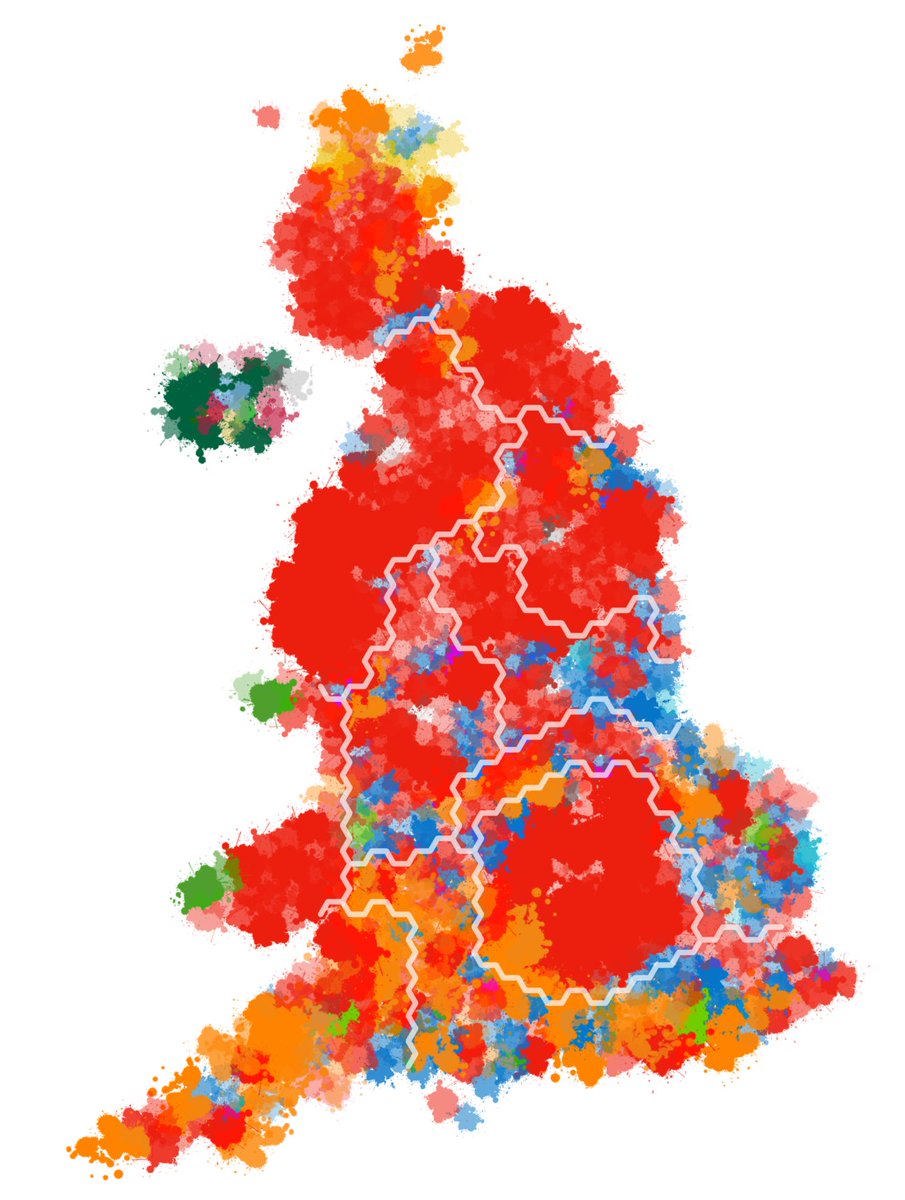 kennethfield's tweet image. At #EsriUC a few weeks ago I shared some different, less obvious, ways to map the UK's latest #GeneralElection. Keep your eyes peeled for a blog (or two) that explores the #maps and shares the workflows.