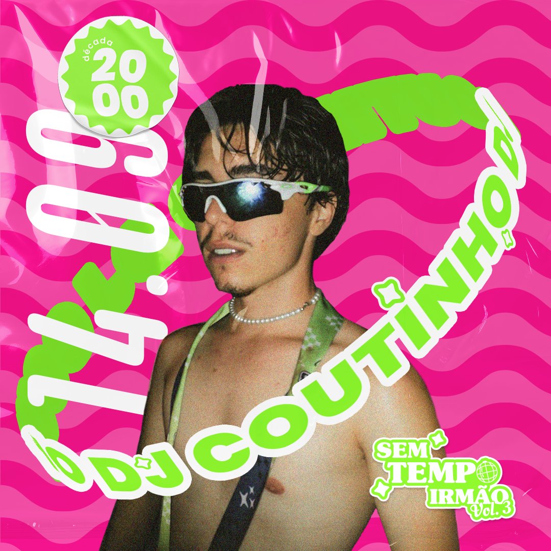 Inter_Designers's tweet image. DJ COUTINHO 😝🎧

Fazendo sua #estreia nas pistas, DJ Coutinho vai estralar os maiores #hits dos anos 2000 na terceira edição dA Sem Tempo, Irmão! 💽

Não pararemos por aqui, fica on que em breve tem mais #novidades 🫦