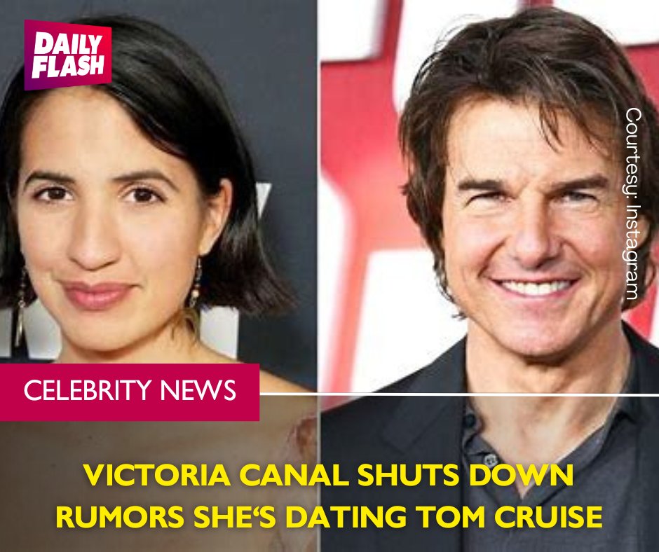 Guess who #TomCruise is dating? We don't know either, but it is not #VictoriaCanal. During an interview, the singer-songwriter shut down rumors that she's dating the 62-year-old actor. Rumors were flying that the two may have sparked a romance after they met earlier this summer.