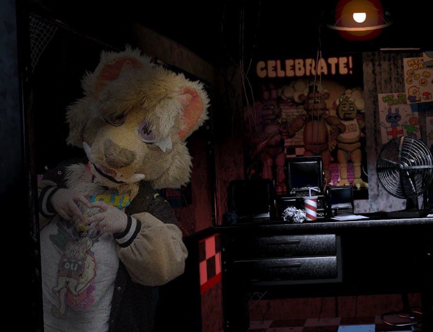 lotsofrramen's tweet photo. LotsOfRamen x Five Nights at Freddy’s collab just announced ‼️

#fnaf #fnafcollab #FiveNightsAtFreddys #furry #fursuit https://t.co/gDEgIUV3cQ