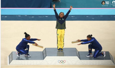 Parabéns Rebeca Andrade pela grande conquista do ouro no solo. Você é D+