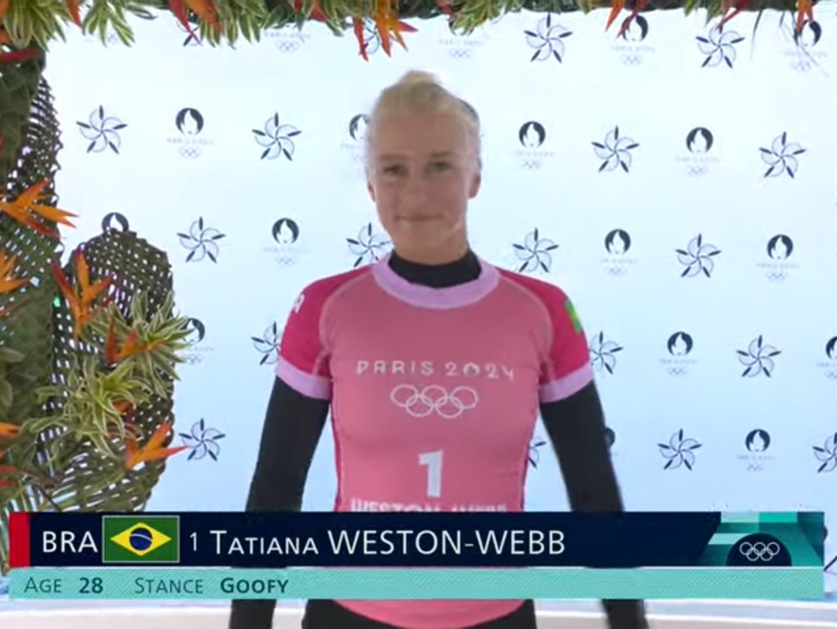 SurfNewsBrasil's tweet photo. TATIANA WESTON-WEBB AGORA!!!! VAMOOOOOOS!!!! BORAAAAAAAAAA TAAAAAATI!!!!!

#Paris2024 https://t.co/mYrFadHXPR