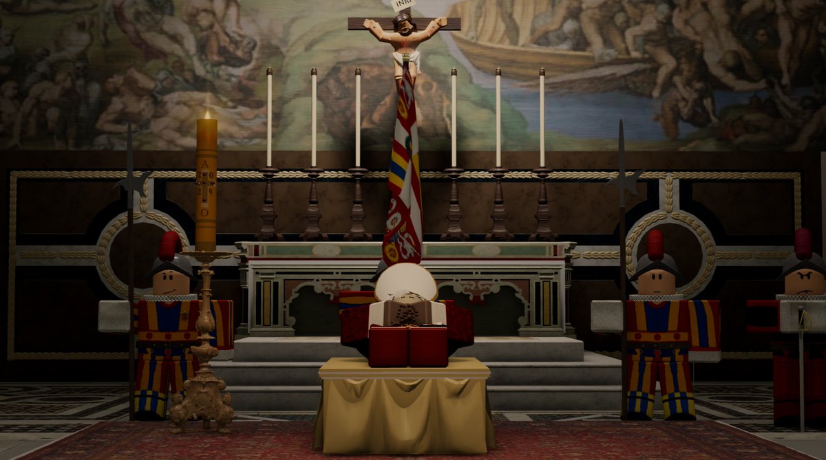 WCCRobloxUnity's tweet photo. Today at His Holiness's Public Viewing of his remains. https://t.co/pWGJzZquL5