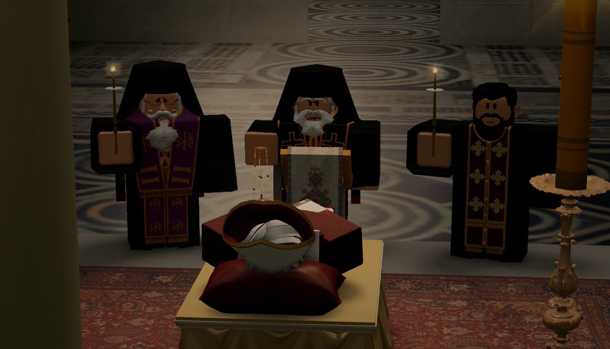 WCCRobloxUnity's tweet photo. Today at His Holiness's Public Viewing of his remains. https://t.co/pWGJzZquL5