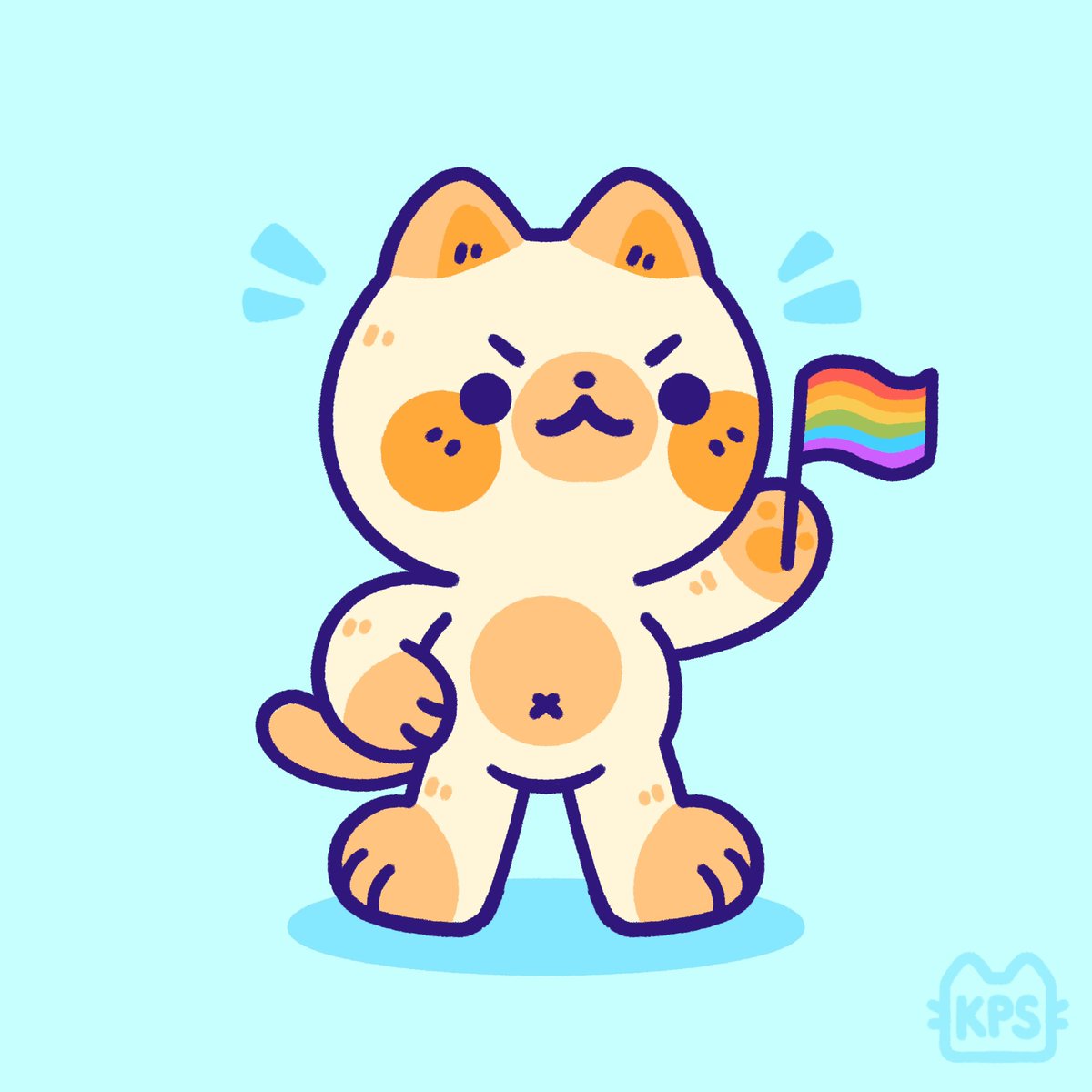KitPrintStudio's tweet photo. 🏳️‍🌈✨🐱 https://t.co/QZdneRbVYN
