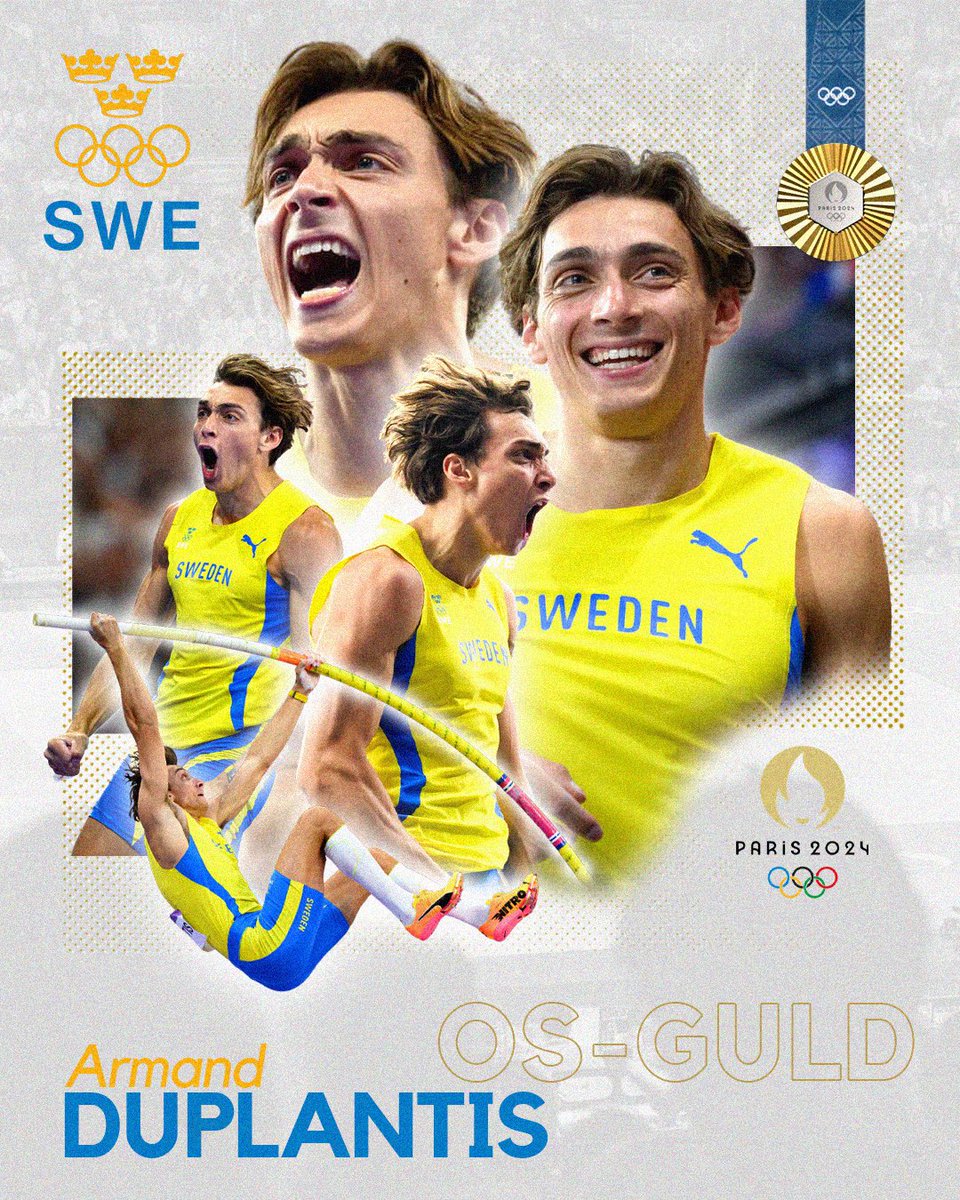 Vilken otroligt EXCEPTIONELL idrottare han är, Armand Duplantis! Helt outstanding och bäst när det gäller! Tack för showen!🇸🇪👑🥇

#smsports #armandduplantis #mondoduplantis #mondo #polevault #stavhopp #trackandfield #friidrott #sweden #sverige #Olympics #OlympicGames #Paris2024