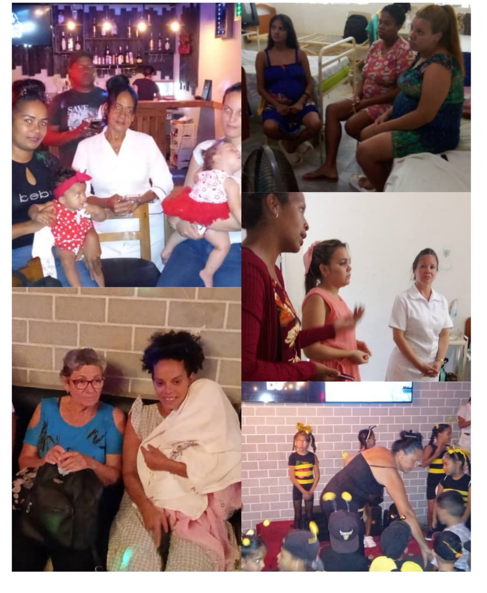 LaryacA77950's tweet image. Como parte de las acciones por la semana de la lactancia materna, se realiza una bonita actividad, con apoyo de la comunidad, en el área  del Policlínico Orestes Falls Oñate. #CerrandoLaBrecha #40AniversarioMedicinaFamiliarCubana #CubaPorLaVida #SentirPinero