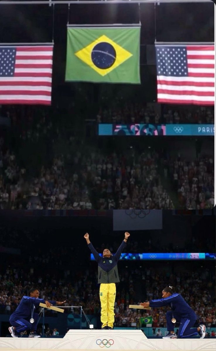 Já pode colocar nos livros de história?!
#REBECAANDRADE #timeBrasil #ehouro