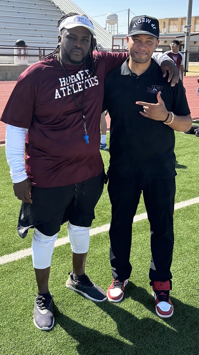Brotherhood… Been locked in with Coach Fred Jordan since High School! Praying for success at Tulia for you! I’m in there with %100 percent support regardless.. #jpmedia #806hsscmedia 

instagram.com/p/C-Tf2zzh3oq/…