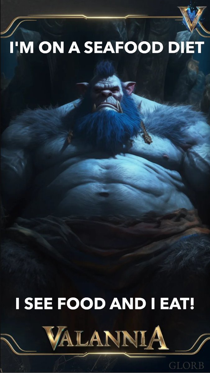 Jay79868550's tweet photo. i'm on a diet . #CallToAdventure @ValanniaGame https://t.co/7awpb4UOGB