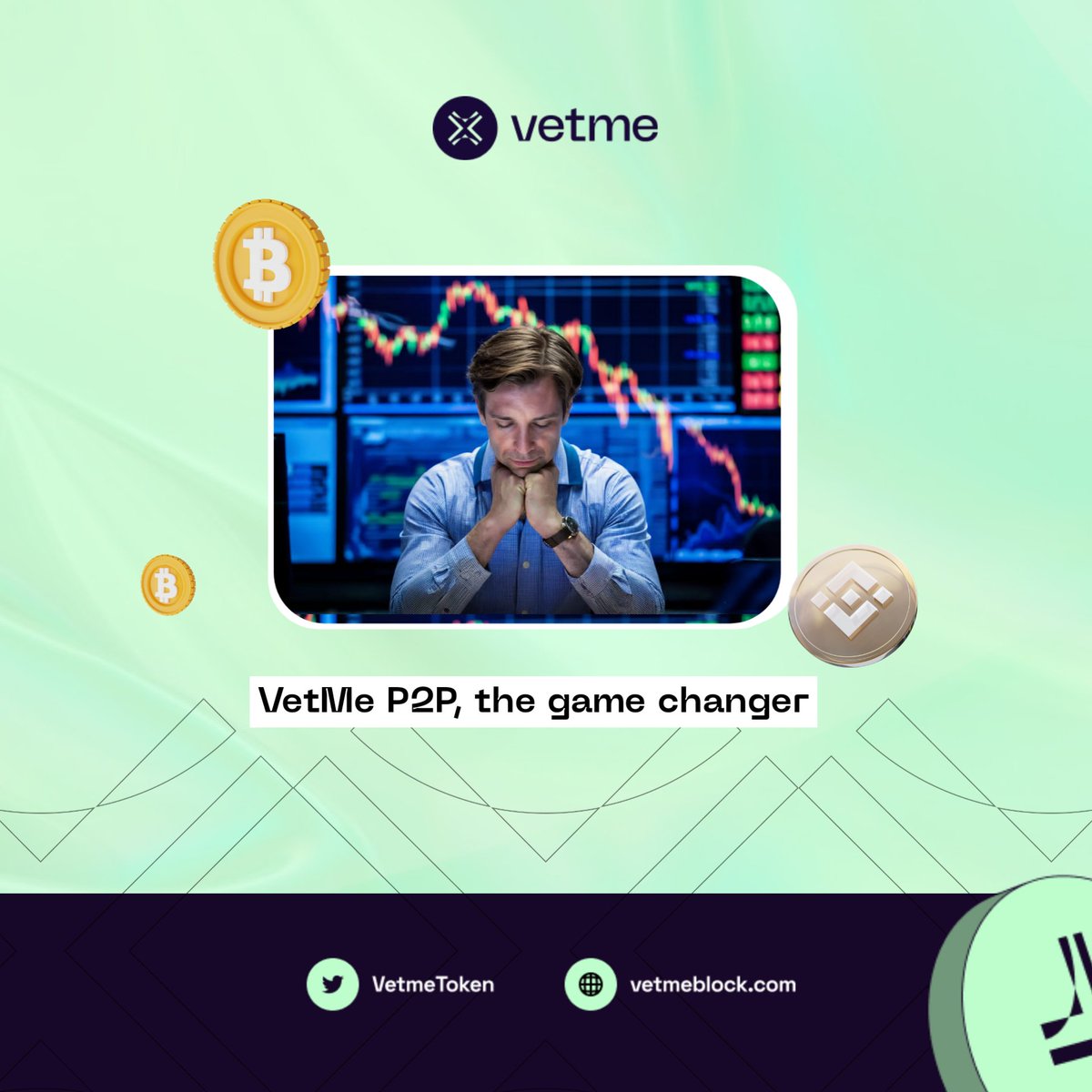 𝐀𝐦𝐢𝐝 𝐭𝐨𝐝𝐚𝐲'𝐬 𝐦𝐚𝐫𝐤𝐞𝐭 𝐝𝐢𝐩, $𝐕𝐞𝐭𝐌𝐞 𝐏𝟐𝐏 𝐢𝐬 𝐜𝐨𝐦𝐢𝐧𝐠 𝐬𝐨𝐨𝐧 𝐭𝐨 𝐫𝐞𝐯𝐨𝐥𝐮𝐭𝐢𝐨𝐧𝐢𝐳𝐞 𝐲𝐨𝐮𝐫 𝐜𝐫𝐲𝐩𝐭𝐨 𝐭𝐫𝐚𝐝𝐢𝐧𝐠! 𝐓𝐫𝐚𝐝𝐞 𝐬𝐦𝐚𝐫𝐭𝐞𝐫, 𝐬𝐚𝐟𝐞𝐫, 𝐚𝐧𝐝 𝐰𝐢𝐭𝐡 𝐟𝐮𝐥𝐥 𝐜𝐨𝐧𝐭𝐫𝐨𝐥.

A Thread! 

$VetMe P2P is not just an