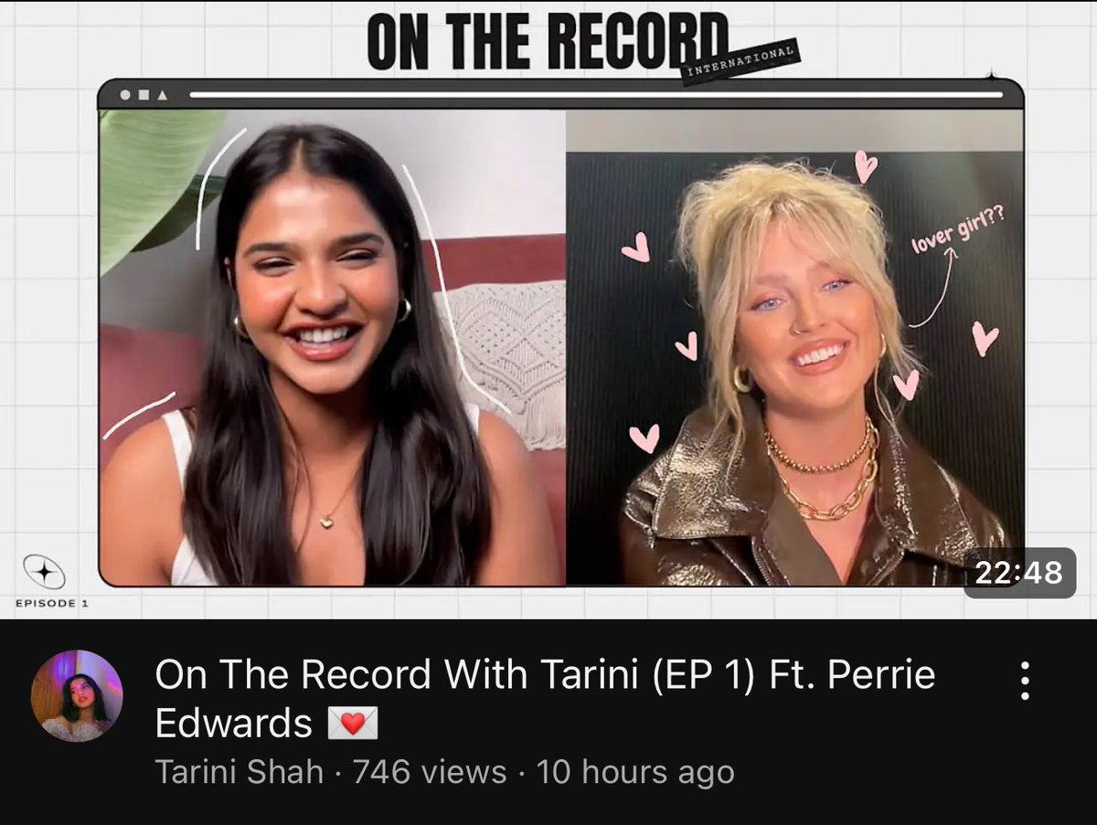 perriefiles's tweet photo. 🎥 | perrie recently did an interview with indian content creator tarini shah where they talk about perrie’s solo music, songs on her album, love and more

— watch here: https://t.co/QZskyWRwPY https://t.co/ykxOtGI2Tf
