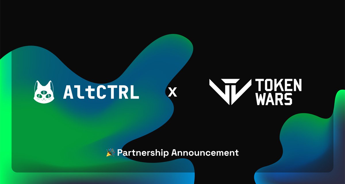 OfficialAltCTRL's tweet photo. 🚨 PARTNERSHIP ALERT 🚨

We're excited to announce a new strategic partnership with @tokenwars_io!

TokenWars -  GameFi meets real-world token stakes in a transformative crypto battleground, where each encounter is more than a game — it’s a head-to-head battle between two tokens and their supporters.

#partnership #DeFi