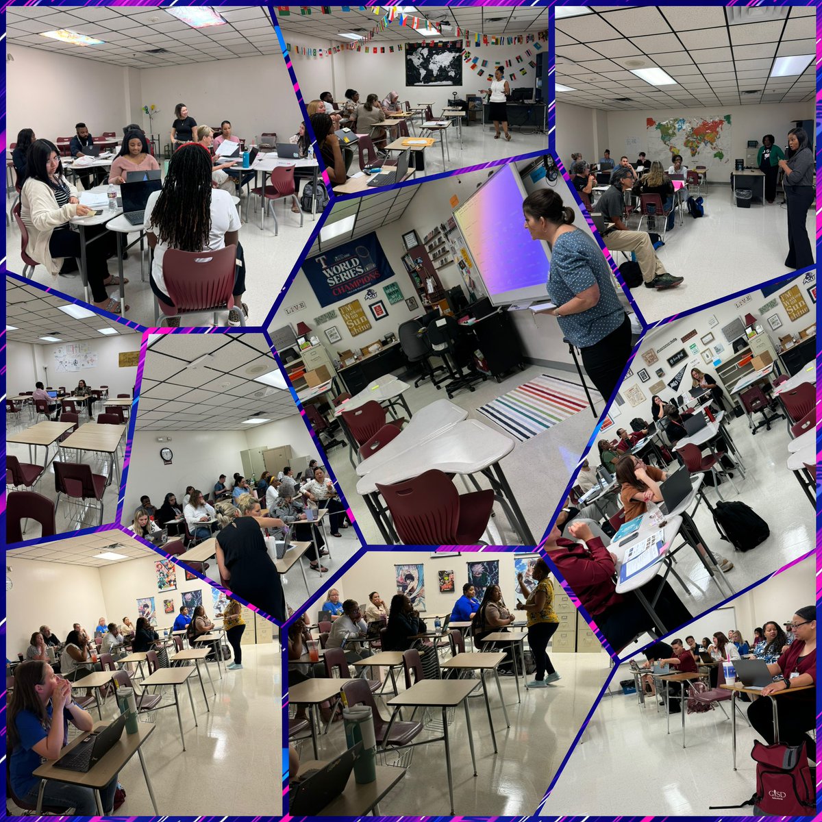 Erin Grindele (@egrindele) on Twitter photo RLA teachers are enhancing their skills and knowledge during PD, ready to elevate their classroom impact. #RLALevelUp
<a href="/Aleahcr/">Aleah Rasshan</a> <a href="/theceebru/">Coleman Bruman</a> <a href="/GISDTLD/">Teaching & Learning Development</a> <a href="/GISDRLA/">GISD Secondary RLA</a> <a href="/GISD_PD/">GISD Professional Learning</a> RLA teachers are enhancing their skills and knowledge during PD, ready to elevate their classroom impact. #RLALevelUp
<a href="/Aleahcr/">Aleah Rasshan</a> <a href="/theceebru/">Coleman Bruman</a> <a href="/GISDTLD/">Teaching & Learning Development</a> <a href="/GISDRLA/">GISD Secondary RLA</a> <a href="/GISD_PD/">GISD Professional Learning</a>