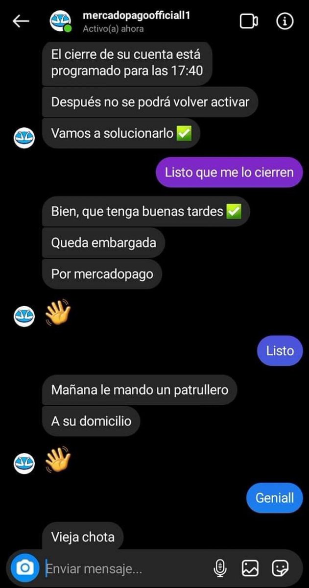 “Mamá”

Por las respuestas de esta madre ante un intento de estafa de “Mercado Pago”.