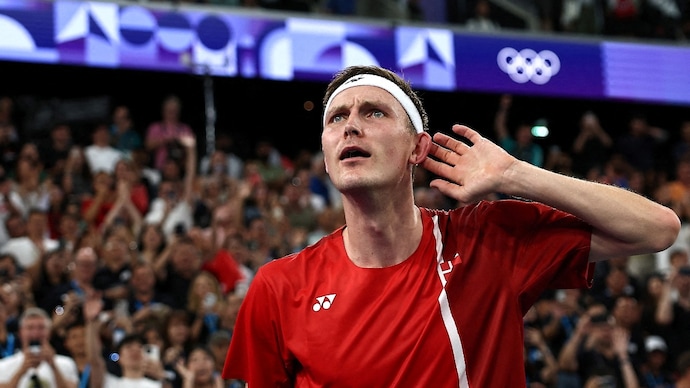 harisri_queen's tweet photo. #viktor #axelson #gold #Olympics2024Paris #Badminton #OlympicGames #Paris #no_one https://t.co/cj8OUgIyk0