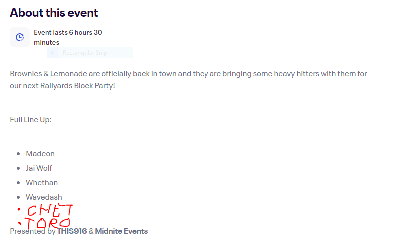 ALMOST A FEVER DREAM LINEUP -- ITS JUST MISSING <a href="/notnotchet/">not not chet (top secret)</a> <a href="/chetporter/">chet porter</a> <a href="/ToroyMoi/">Toro y Moi</a>