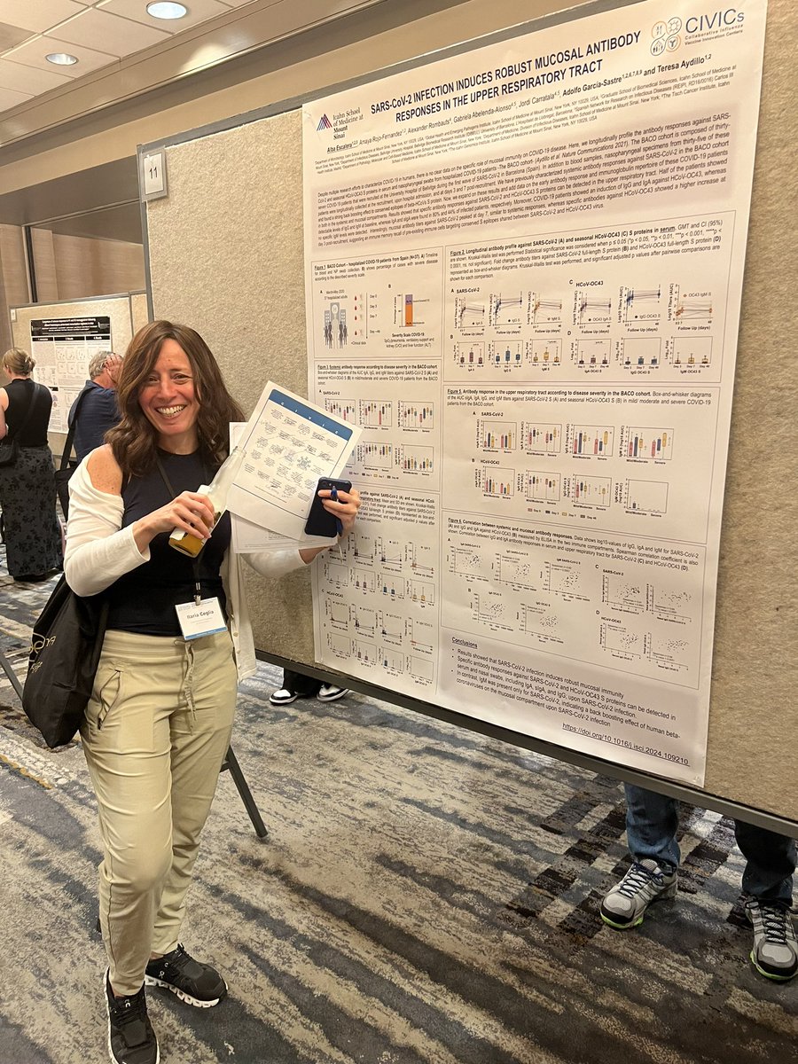 AlbaEscalera's tweet photo. @niaidcivics 
Having such a great time at the CIVIC 2024 poster session! #winningthebingo https://t.co/ieIB7gE6jC