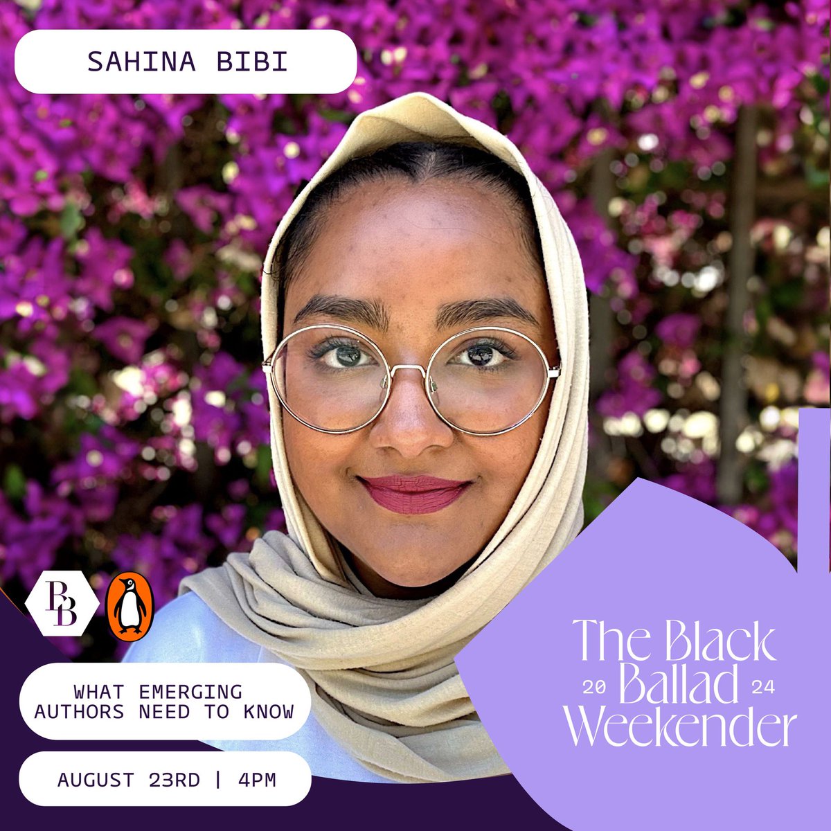 Line_Reader's tweet image. I’m delighted to share that I’ll be on the panel for ‘What Emerging Authors Need To Know’ with @BlackBalladUK on August 23rd! 

Celebrating 10 years of black women, black stories with the first ever #BBWeekender

Buy a ticket now (10% discount code alert) eventbrite.co.uk/e/901466008097…