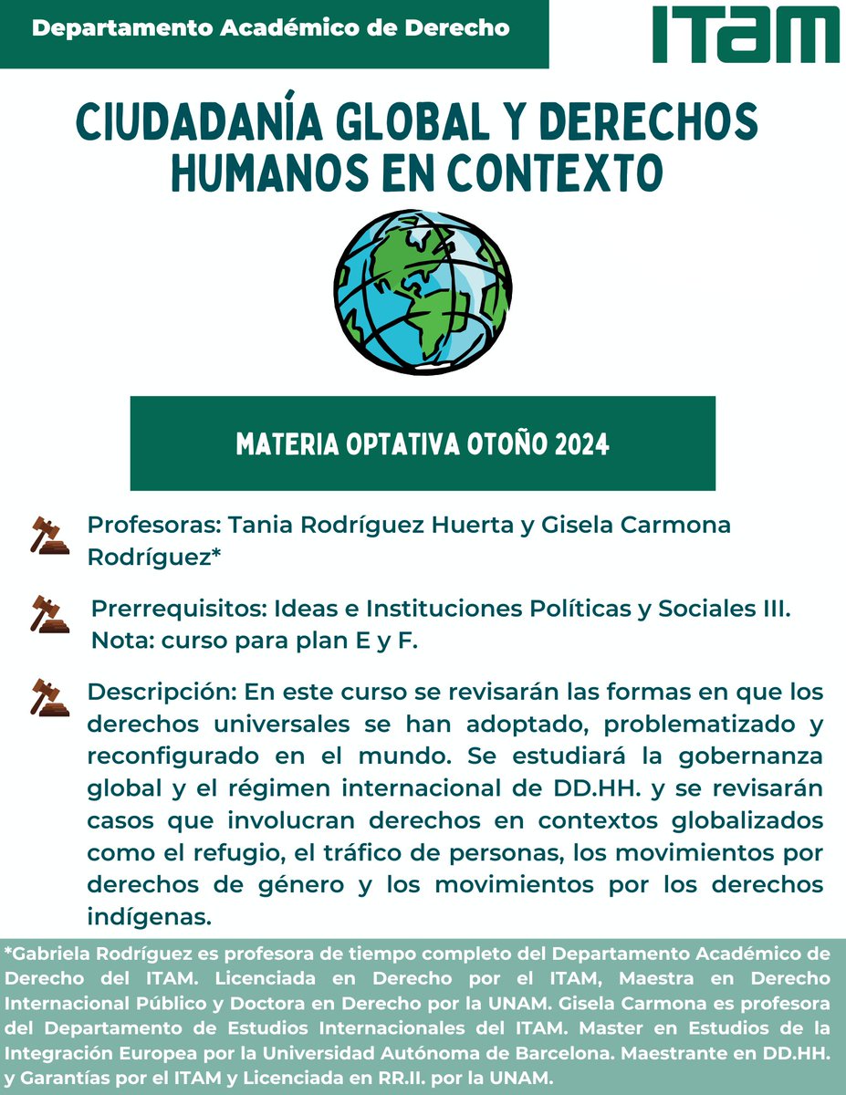 Derecho ITAM tweet media