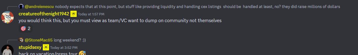 Namada ( $NAM ) = VC scam where they want their "community" (see: suckers) to add liquidity bc team isn't going to. That's a red flag you might say--and you'd be right. Now add into the equation 100% unlock for VCs/team and now you see what sinister shit they're doing. <a href="/SECGov/">U.S. Securities and Exchange Commission</a>