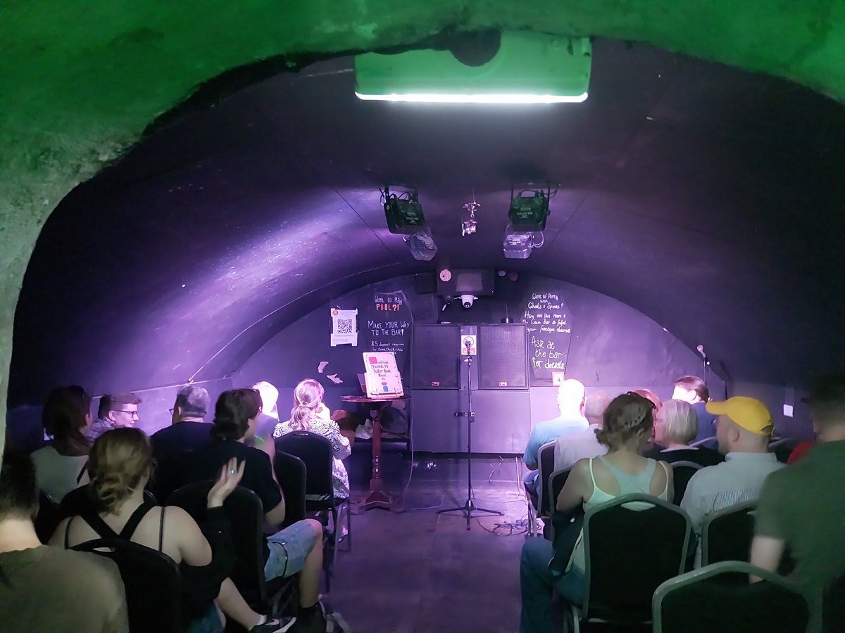 Haven't been made a saint yet, but I have had three fantastic shows with the loveliest audiences. I'm doing my own PR, so if anyone has advice on how to get Cardinals to come to your fringe show lmk. 
12:50pm at Banshee Labyrinth until the 25th of August