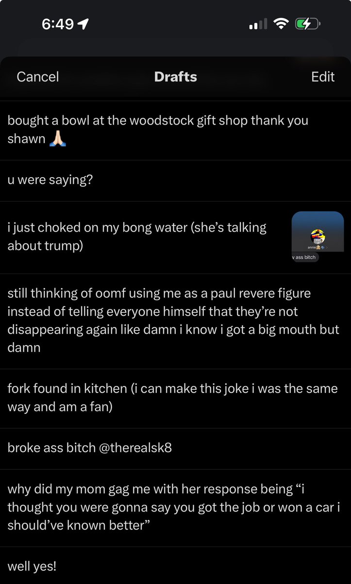 wallowsgarden's tweet image. draft dump #tagurself