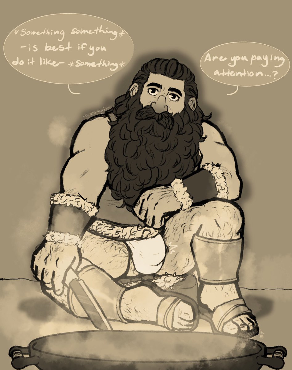 ThirstyKatEyes's tweet photo. They aren’t processing a single thing pftt

Aka I finished watching #dungeonmeshi and I’m very sane and normal about Senshi asdfgh I’m sorry I’m weak for big men 😞 

In my defense, this man had so many up shots and it rotted my brain hehe so take this doodle https://t.co/e5RCkarSji